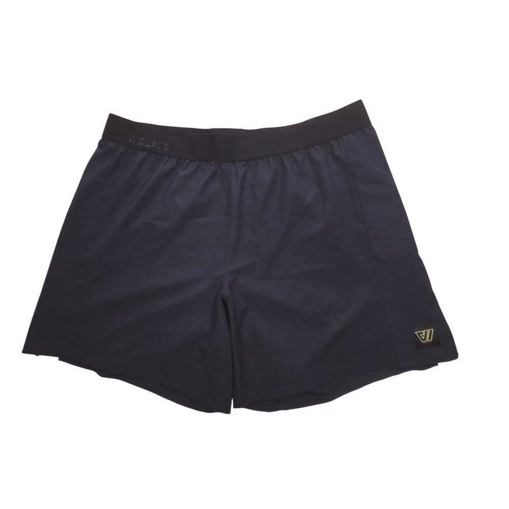 Wolaco Athletic Shorts Men XXL Navy Blue Excellent Zipper Pocket Way Of Life